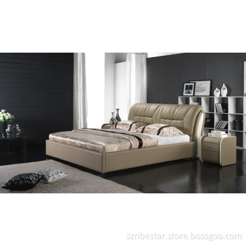 Newest Classic Leather Bed (6018)